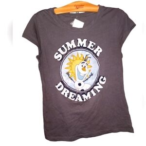 Disney's Olaf summer dreaming distressed graphic T-Shirt